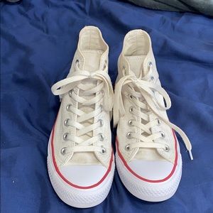 High Top White Converse